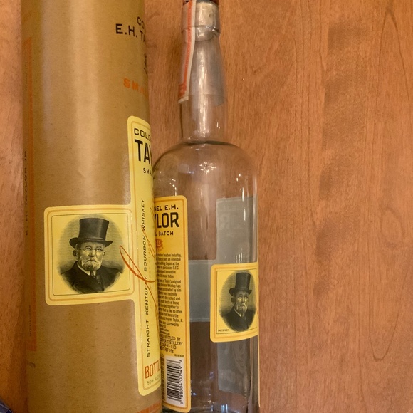 Buffalo Trace EH Taylor Small Batch Empty Bottle + Tube - Picture 4 of 4